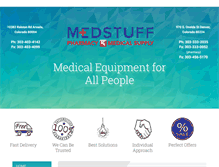 Tablet Screenshot of medstuff.com